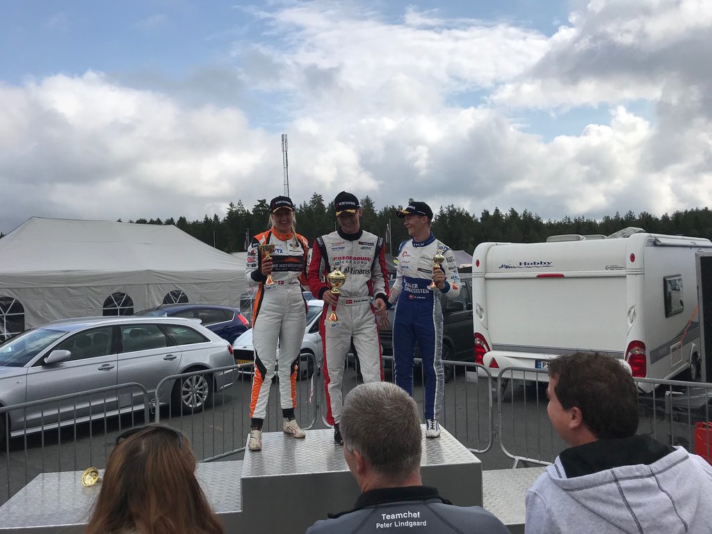 Michelle Gatting, Kevin Verner ig Martin Andersen.
(Foto: Motorsporten.dk)
